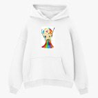 Толстовка худи оверсайз