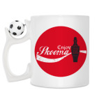 Кружка с футбольным мячиком