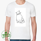 Мужская футболка органик