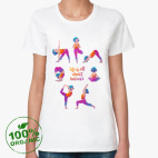 Женская футболка органик