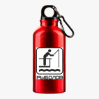 Металлическая бутылка 400 мл UV-DTF