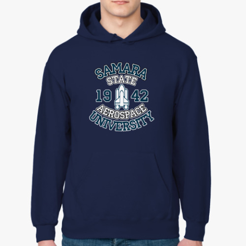 Толстовка худи СГАУ - Самарский Государственный Аэрокосмический