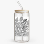 Банка с бамбуковой крышкой