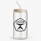 Банка с бамбуковой крышкой