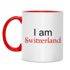 Двухцветная кружка I am Switzerland