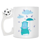 Кружка с футбольным мячиком