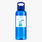 Прозрачная спортивная бутылка