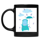 Кружка цветная UV-DTF