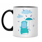 Кружка двухцветная