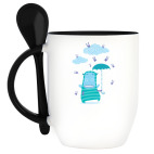 Кружка с ложкой