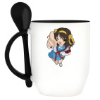 Кружка с ложкой