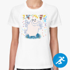 Женская спортивная футболка