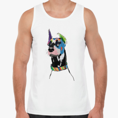 Майка с принтом Dog