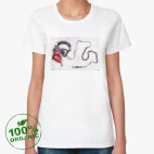 Женская футболка органик