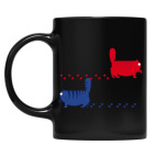 Кружка цветная UV-DTF