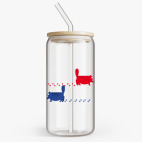 Банка с бамбуковой крышкой