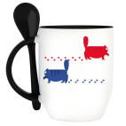 Кружка с ложкой