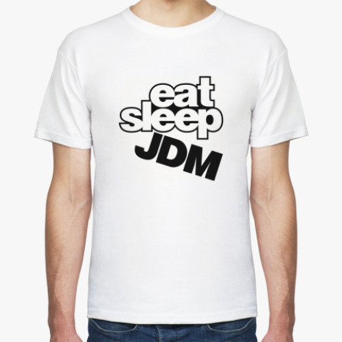 Футболка с принтом EAT SLEEP JDM