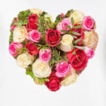 Сердце из роз