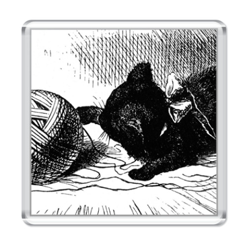 Магнит с принтом  'Котёнок Китти'