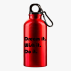 Металлическая бутылка 400 мл UV-DTF