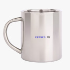 Кружка металлическая