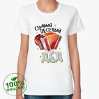 Женская футболка органик