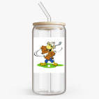 Банка с бамбуковой крышкой