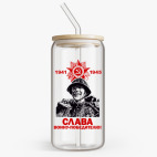 Банка с бамбуковой крышкой