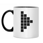 Кружка двухцветная