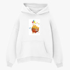 Толстовка худи оверсайз