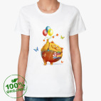 Женская футболка органик