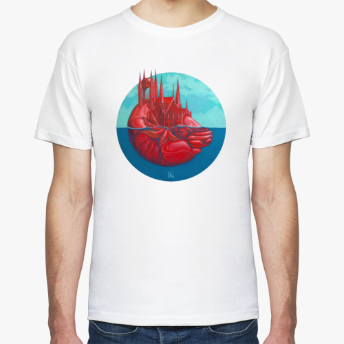 Футболка с принтом Сердце Океана