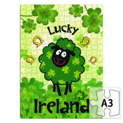 Пазл с принтом Lucky Ireland