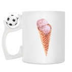 Кружка с футбольным мячиком