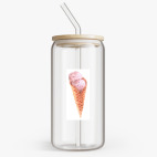 Банка с бамбуковой крышкой