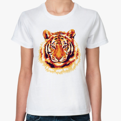 Классическая футболка Тигр