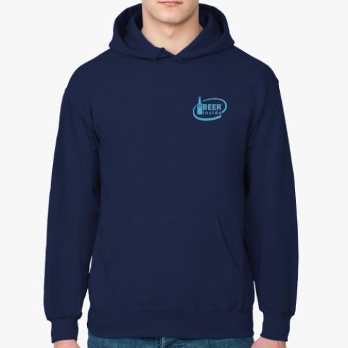 Толстовка худи с принтом BEER INSIDE