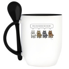 Кружка с ложкой