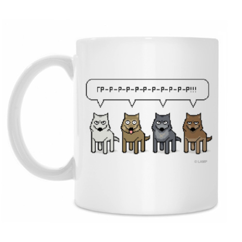 Кружка с принтом Гр-р-р!