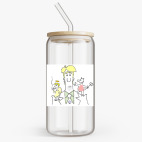 Банка с бамбуковой крышкой