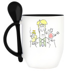 Кружка с ложкой