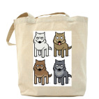 Холщовая сумка шоппер  «Гр-р-р!»