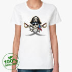 Женская футболка органик