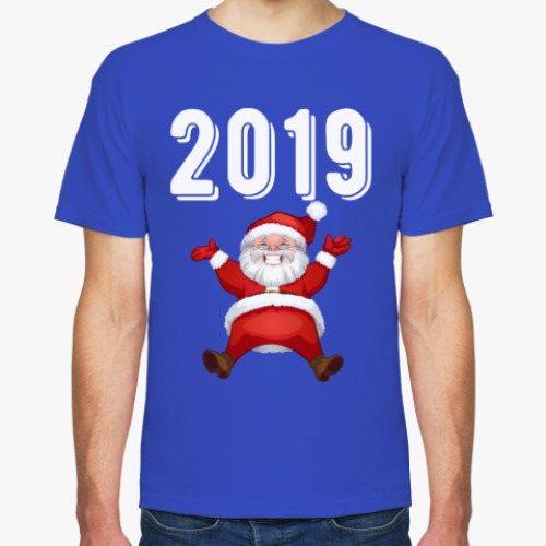 Футболка Happy Santa 2019