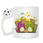 Кружка с футбольным мячиком