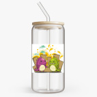 Банка с бамбуковой крышкой