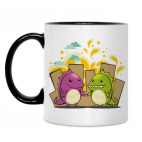 Кружка двухцветная