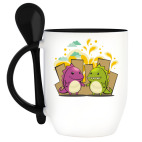 Кружка с ложкой