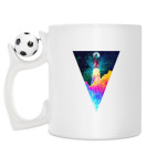 Кружка с футбольным мячиком